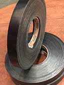 FITA BORDA PVC PRETO BRILHANTE 65MM