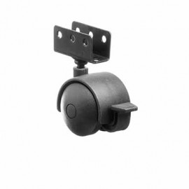 RODZIO SQ40 U 19MM PRETO COM FREIO